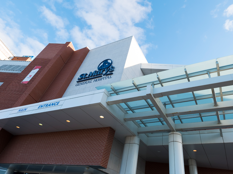 St. Mary's General Hospital main entrance